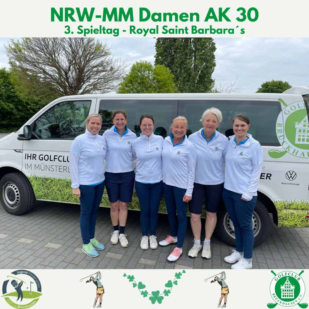 AK 30 Damen des GC Brückhausen beim 3. Spieltag in RSB