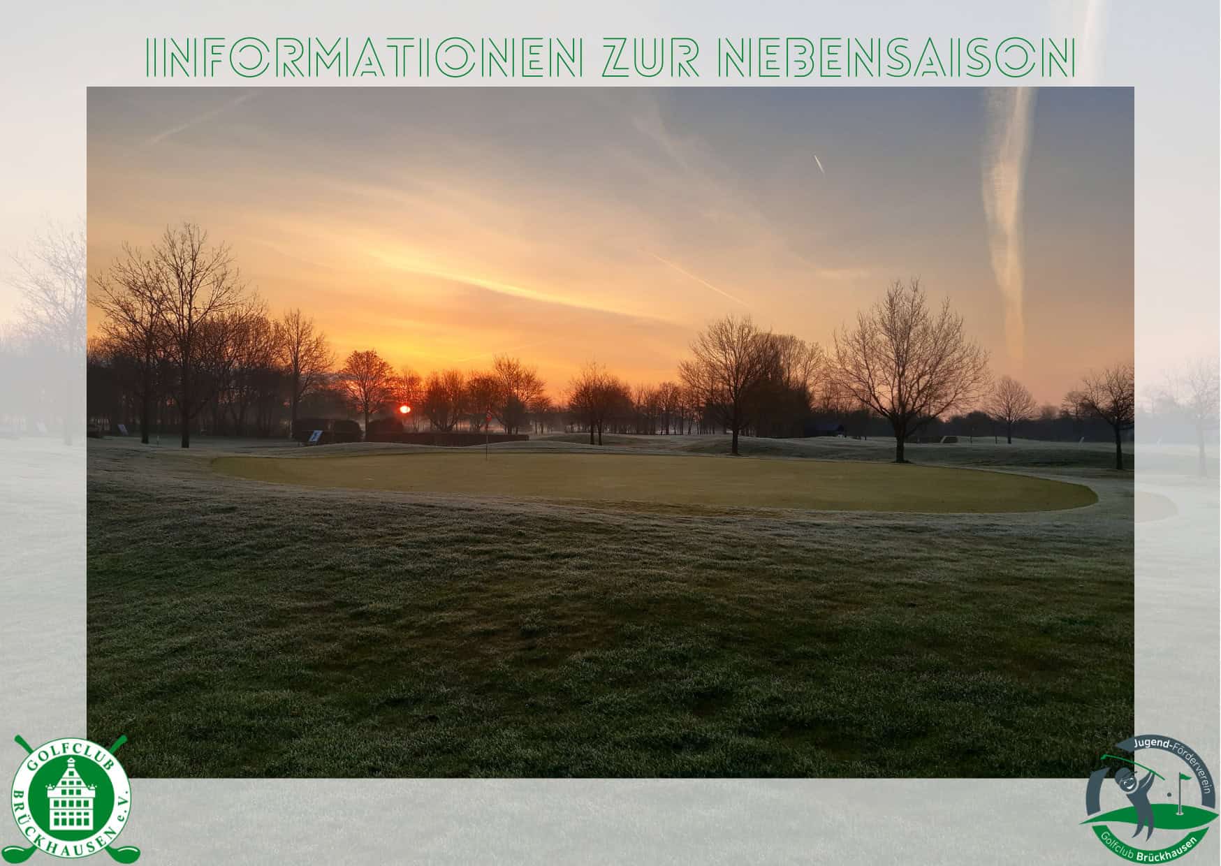 Informationen zur Nebensaison 2024 des GCB