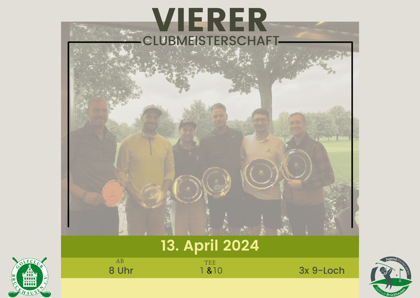 Vierer Clubmeisterschaft 2024 des GC Brückhausen