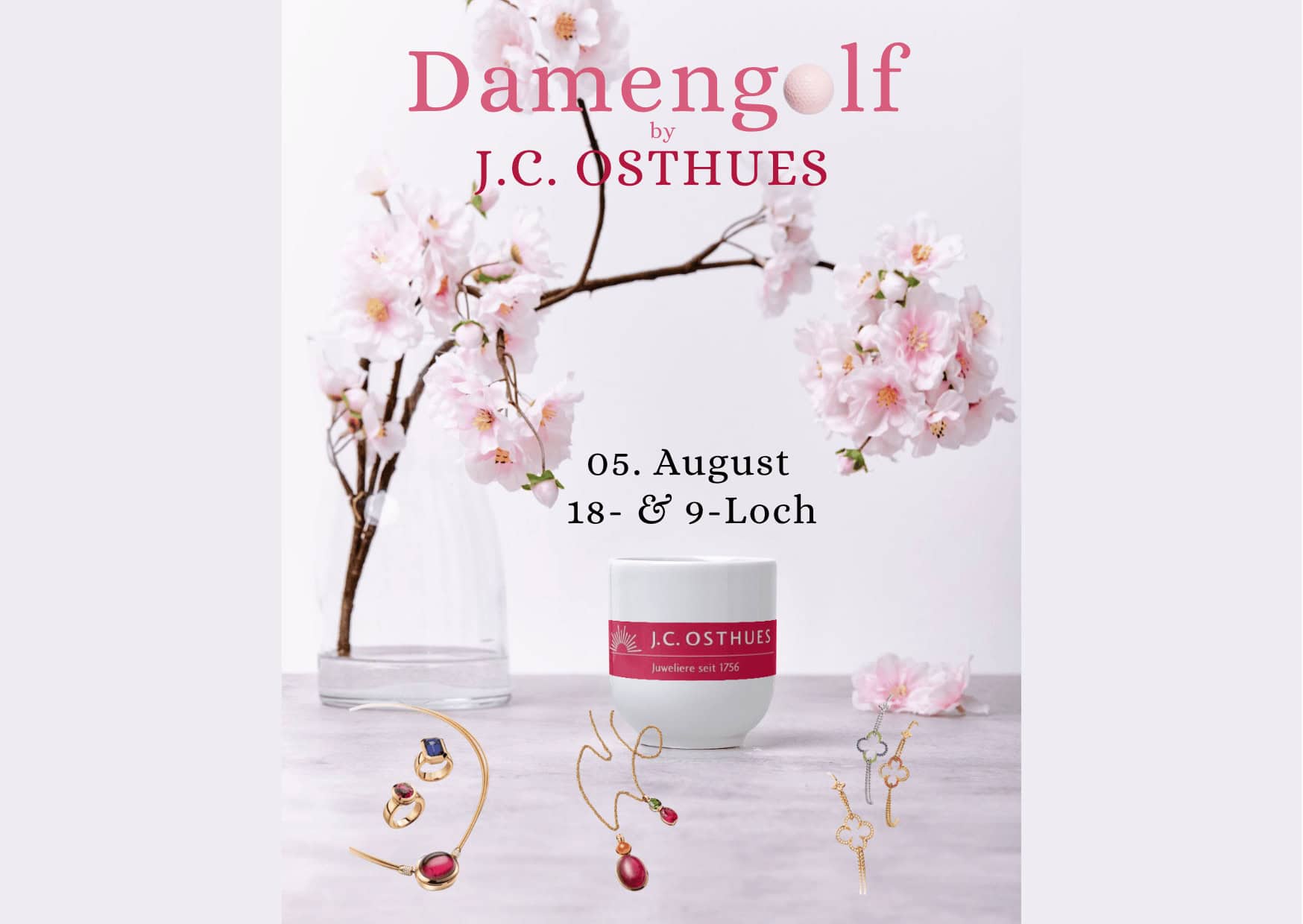 GCB Damengolf am 5. August gesponsoert von Juwelier J.C.Osthues