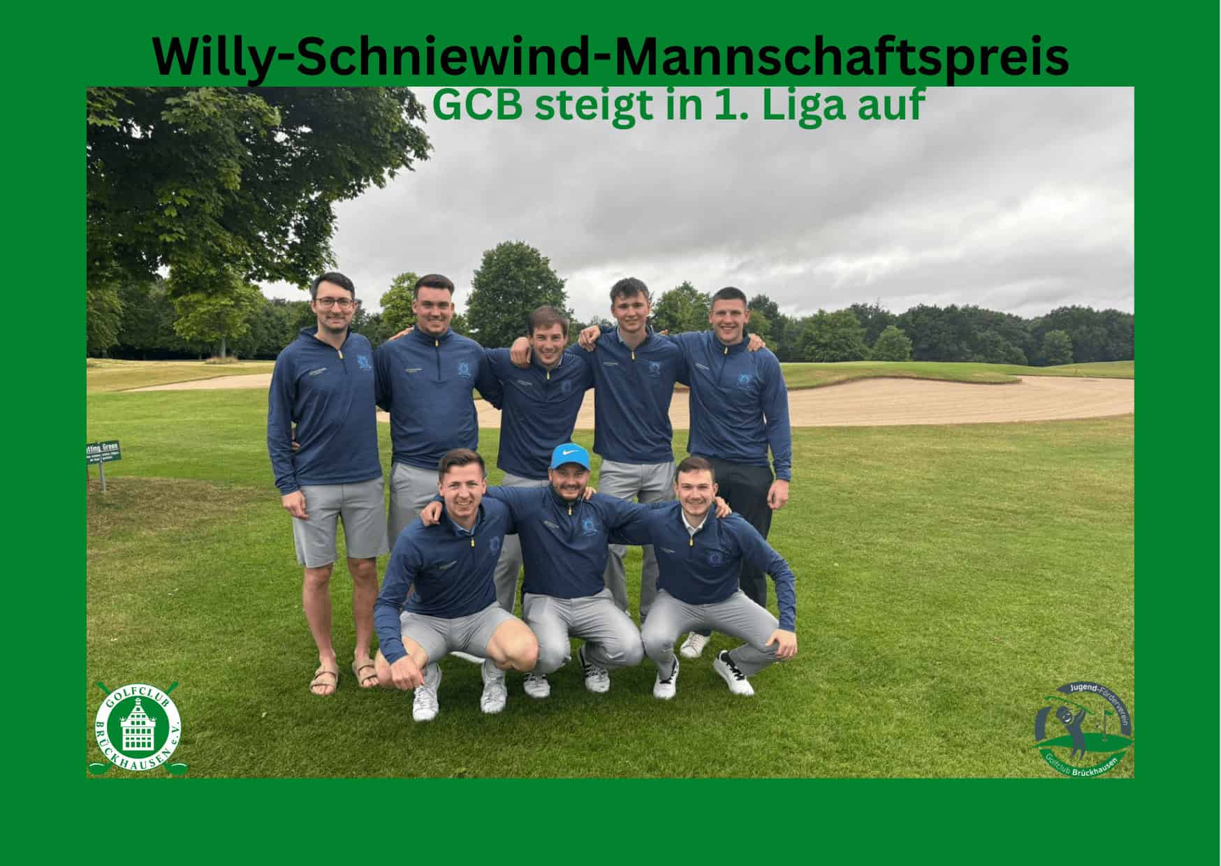 Sensation GCB-Mannschaft steigt beim WSMP in die 1. Liga auf