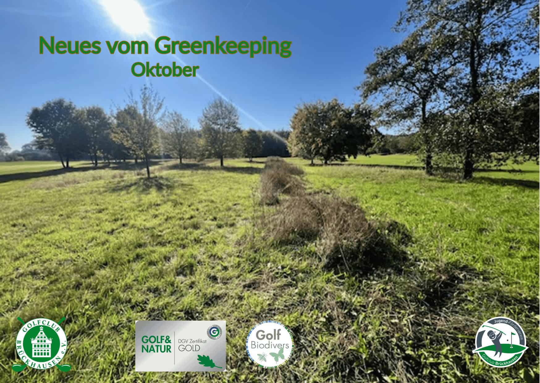 GCB – Neues vom Greenkeeping – Oktober