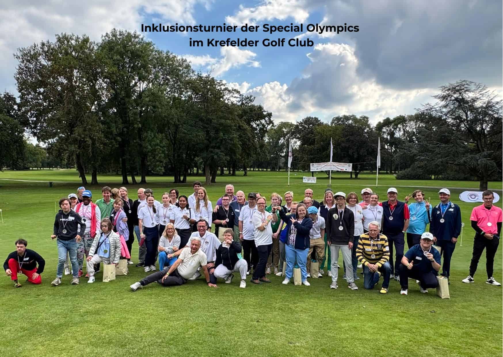 Inklusionsturnier der Special Olympics im Krefelder Golf Club