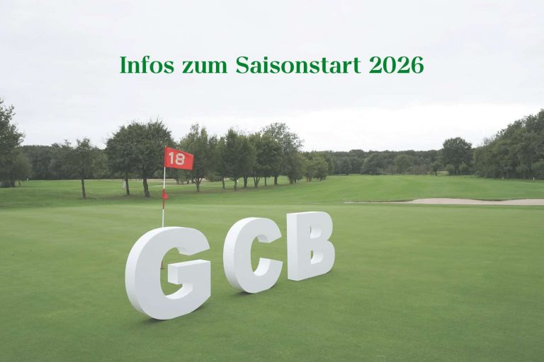 GCB – Infos zum Saisonstart 2026