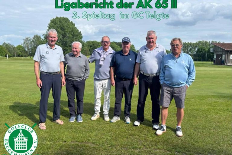 3. Spieltag AK65.2 Herren des GCB im GC Telgte
