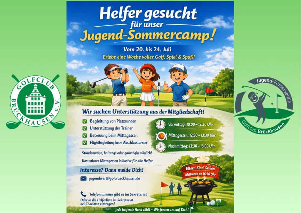 GCB - Helfer gesucht für unser Jugend-Sommercamp