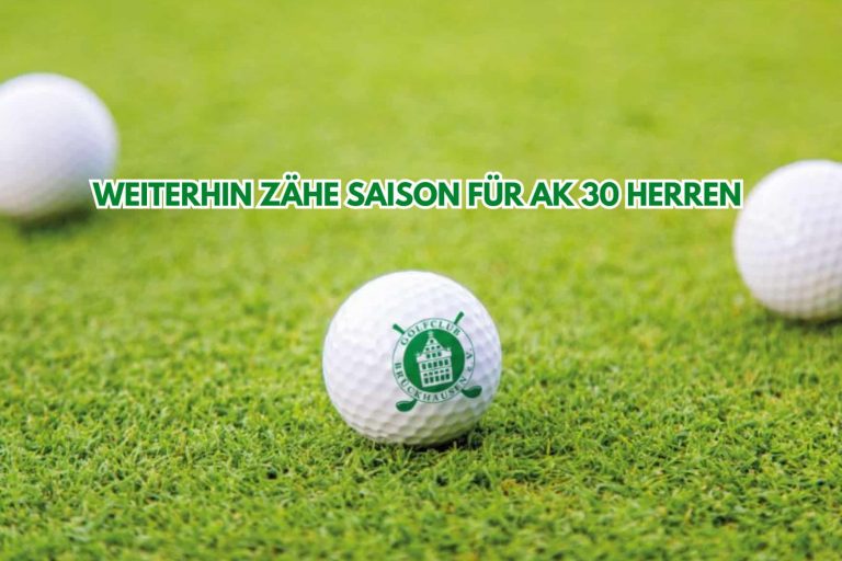 Weiterhin zähe Saison für AK 30 Herren